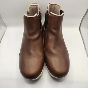 Kuru Womens Brown Luna Chelsea Leather Boot Comfort Arch Support Size US 9.5